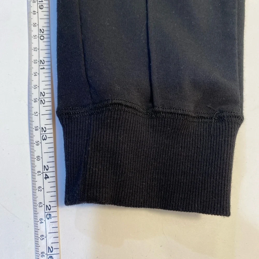 Isaak Mizrahi Black Sherpa Lined Elastic Waist Pants